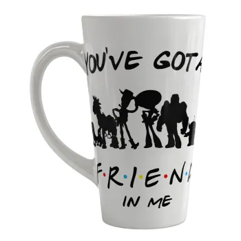 You've Got a Friend in Me, Κούπα κωνική Latte Μεγάλη, κεραμική, 450ml