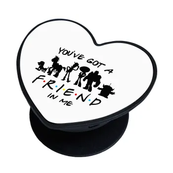 You've Got a Friend in Me, Phone Holders Stand  καρδιά Μαύρο Βάση Στήριξης Κινητού στο Χέρι