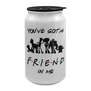 You've Got a Friend in Me, Κούπα ταξιδιού μεταλλική με καπάκι (tin-can) 500ml