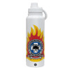 1L Stainless Steel Thermal Bottle with Phone Holder & Double Wall Insulation