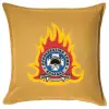 Sofa cushion YELLOW 50x50cm includes filling