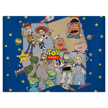 toystory characters, Επιφάνεια κοπής γυάλινη (38x28cm)