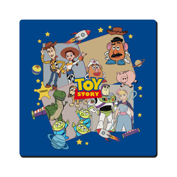 toystory characters, Τετράγωνο μαγνητάκι ξύλινο 6x6cm