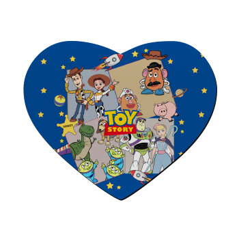 toystory characters, Mousepad καρδιά 23x20cm