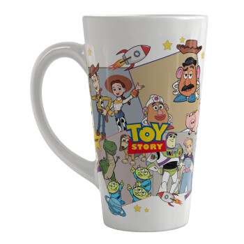 toystory characters, Κούπα κωνική Latte Μεγάλη, κεραμική, 450ml