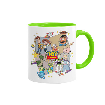 toystory characters, Κούπα χρωματιστή βεραμάν, κεραμική, 330ml