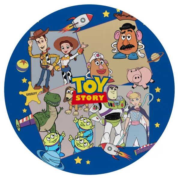 toystory characters — Mousepad Στρογγυλό 20cm