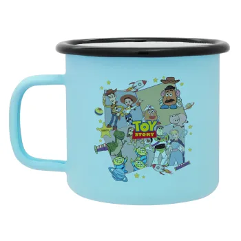 toystory characters, Κούπα Μεταλλική εμαγιέ ΜΑΤ σιέλ 360ml