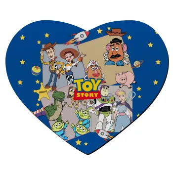 toystory characters, Mousepad καρδιά 23x20cm