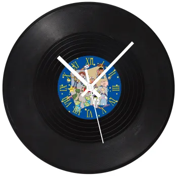 toystory characters, Ρολόι τοίχου Βινύλιο (30cm)