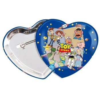 toystory characters, Κονκάρδα παραμάνα καρδιά (57x52mm)