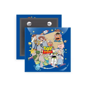 toystory characters, Κονκάρδα παραμάνα τετράγωνη 5x5cm