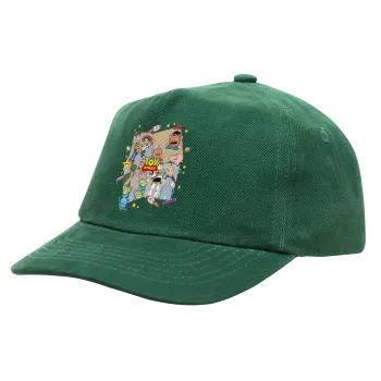 toystory characters, Children's Baseball Cap, 100% Cotton Drill, GREEN (COTTON, CHILDREN'S, ONE SIZE)