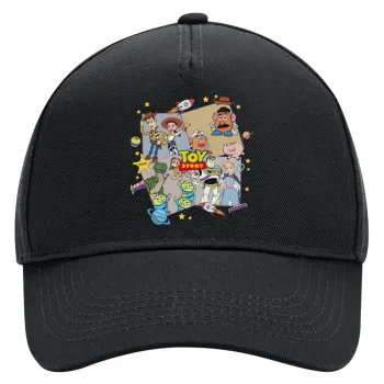 toystory characters, Καπέλο Ενηλίκων Ultimate ΜΑΥΡΟ, (100% ΒΑΜΒΑΚΕΡΟ DRILL, ΕΝΗΛΙΚΩΝ, UNISEX, ONE SIZE)