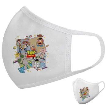 toystory characters, Μάσκα υφασμάτινη υψηλής άνεσης παιδική (Δώρο πλαστική θήκη)