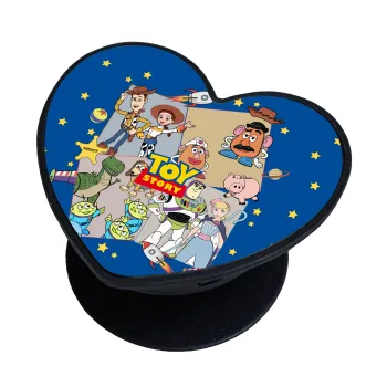 toystory characters, Phone Holders Stand  καρδιά Μαύρο Βάση Στήριξης Κινητού στο Χέρι