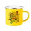 Κούπα Μεταλλική εμαγιέ Κίτρινη 360ml