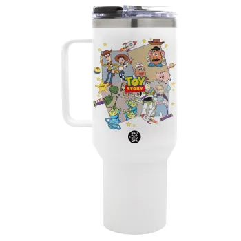 toystory characters, Mega Tumbler με καπάκι, διπλού τοιχώματος (θερμό) 1,2L