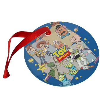 toystory characters, Christmas ornament glass 9cm