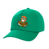 Καπέλο παιδικό Baseball, 100% Βαμβακερό,  Πράσινο