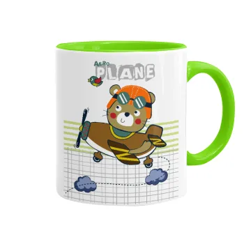 Ο μικρός αεροπόρος, Κούπα χρωματιστή βεραμάν, κεραμική, 330ml