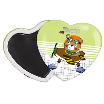 Kids Plane, Μαγνητάκι καρδιά (57x52mm)