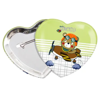 Ο μικρός αεροπόρος, Κονκάρδα παραμάνα καρδιά (57x52mm)