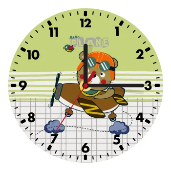 Ο μικρός αεροπόρος, Ρολόι τοίχου ξύλινο (20cm)