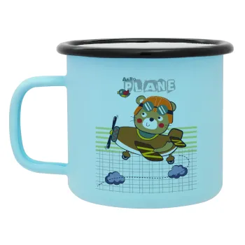 Ο μικρός αεροπόρος, Κούπα Μεταλλική εμαγιέ ΜΑΤ σιέλ 360ml