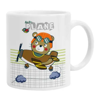 Kids Plane, Ceramic coffee mug, 330ml