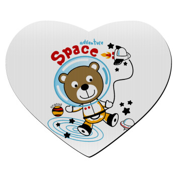 Kids Space, Mousepad heart 23x20cm