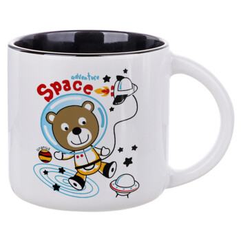 Ο μικρός αστροναύτης, Κούπα κεραμική 400ml Λευκή/Μαύρη