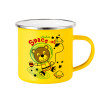 Yellow Enamel Metallic Cup 360ml