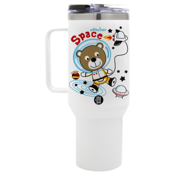 Kids Space, Mega Stainless steel Tumbler with lid, double wall 1,2L