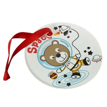 Ο μικρός αστροναύτης, Στολίδι Χριστουγεννιάτικο στολίδι γυάλινο 9cm