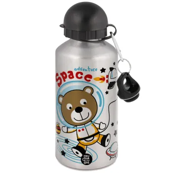 Kids Space, Metallic water jug, Silver, aluminum 500ml