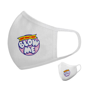 Why Don't You Blow Me Funny, Μάσκα υφασμάτινη υψηλής άνεσης παιδική (Δώρο πλαστική θήκη)