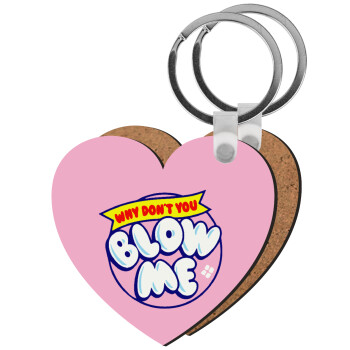 Why Don't You Blow Me Funny, Μπρελόκ Ξύλινο καρδιά MDF