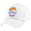 5-Panel Cap White, 100% Cotton (Twill), (UNISEX, ONE SIZE)