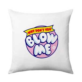 Why Don't You Blow Me Funny, Sofa cushion 40x40cm includes filling