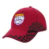 Adult Cap RACING Ultimate Red/Black, (100% COTTON DRILL, ADULT, UNISEX, ONE SIZE ADULT)