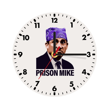 Prison Mike The office, Wooden wall clock (20cm)