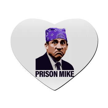 Prison Mike The office, Mousepad καρδιά 23x20cm