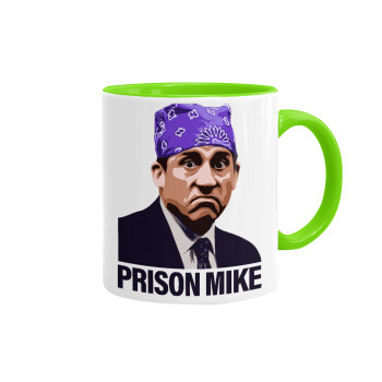 Prison Mike The office, Mug colored light green, ceramic, 330ml