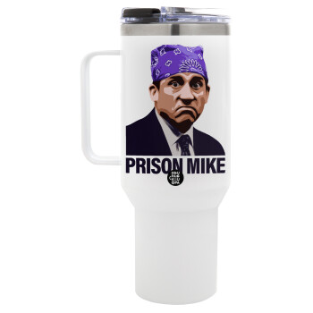 Prison Mike The office, Mega Stainless steel Tumbler with lid, double wall 1,2L