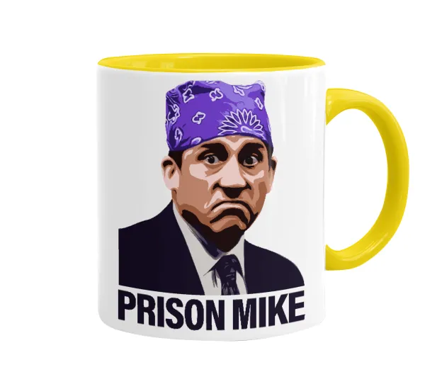 Prison Mike The office — Κεραμική Κίτρινη, 330ml
