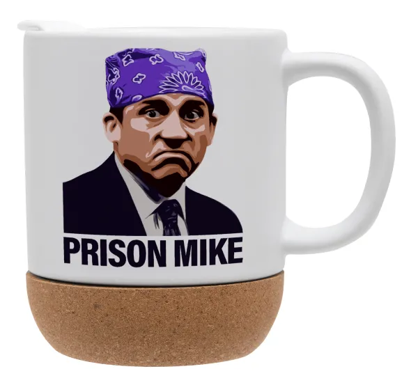 Prison Mike The office — Ceramic coffee mug Cork (MAT), 330ml
