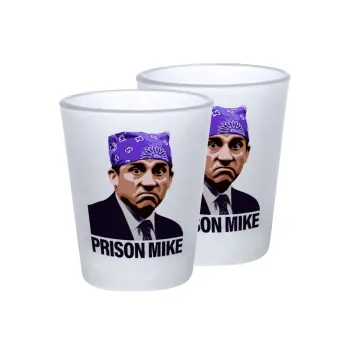 Prison Mike The office, Σφηνοπότηρα γυάλινα 45ml του πάγου (2 τεμάχια)