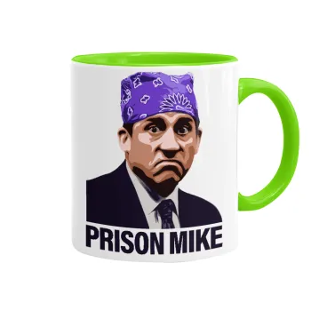 Prison Mike The office, Κούπα χρωματιστή βεραμάν, κεραμική, 330ml