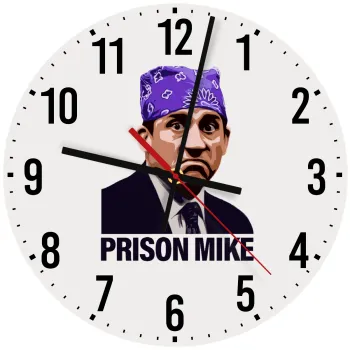 Prison Mike The office, Ρολόι τοίχου ξύλινο (30cm)